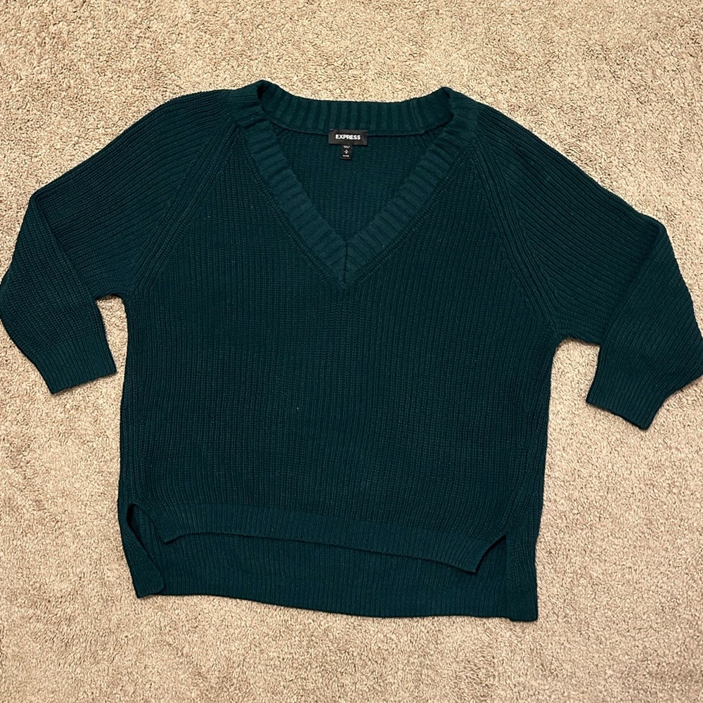 Forest Green Express Sweater